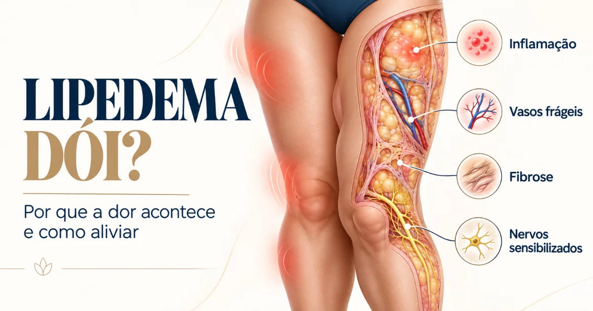 Lipedema dói? Por que a dor acontece e como aliviar