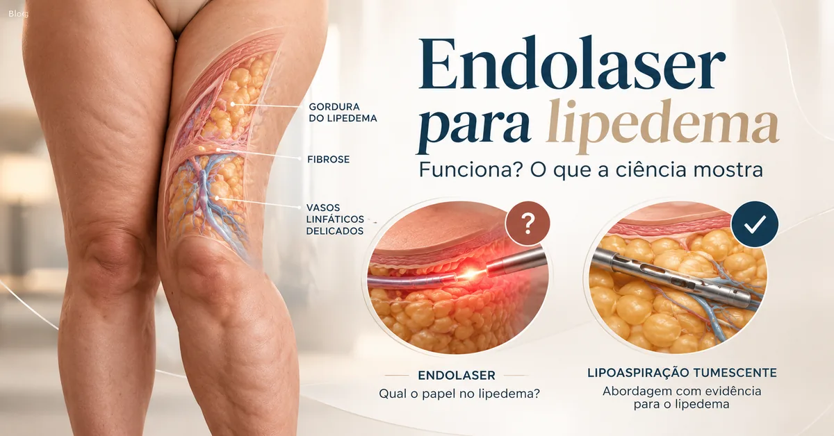 Endolaser para lipedema: funciona? O que diz a evidência